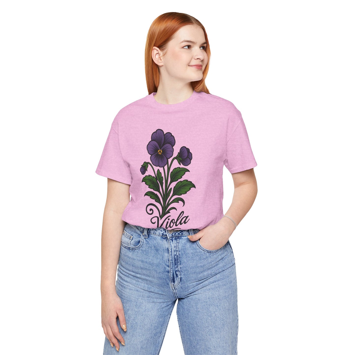 Floral Violet Short Sleeve Tee