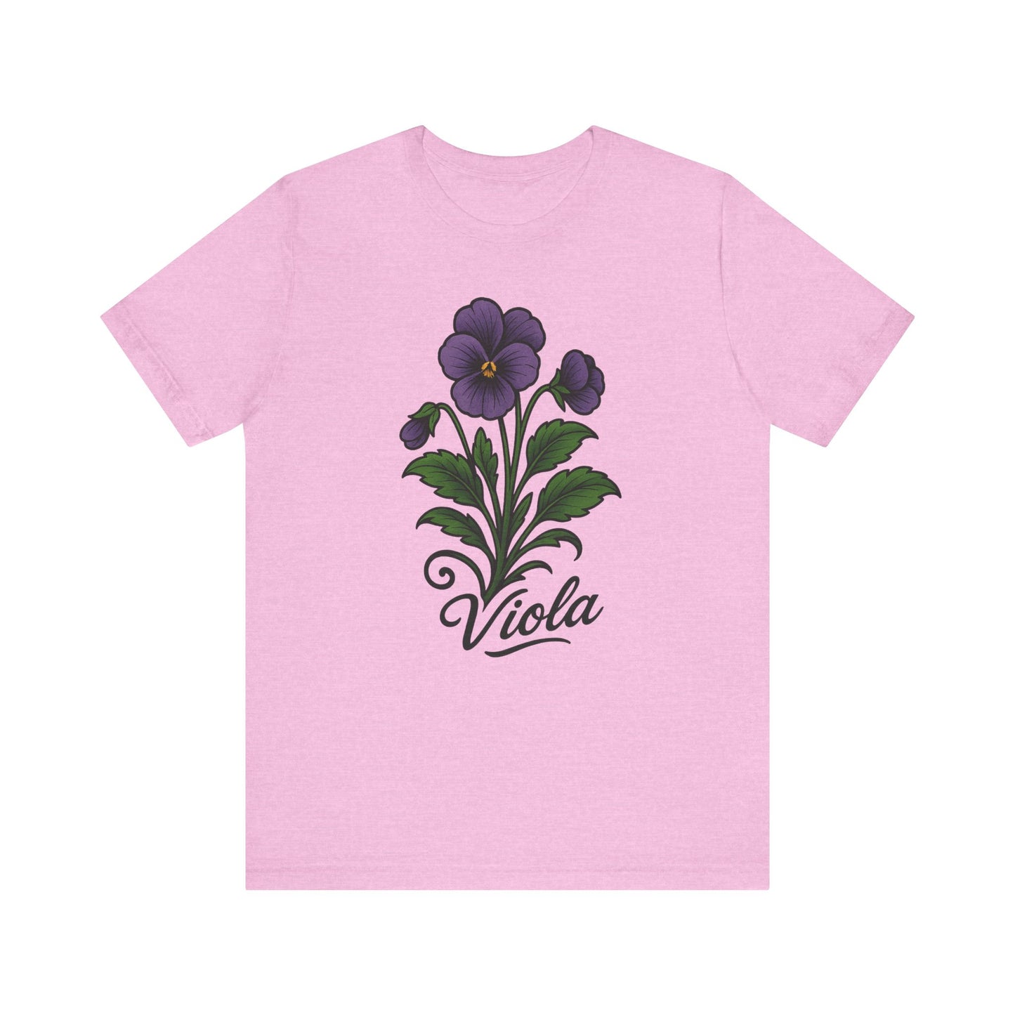 Floral Violet Short Sleeve Tee