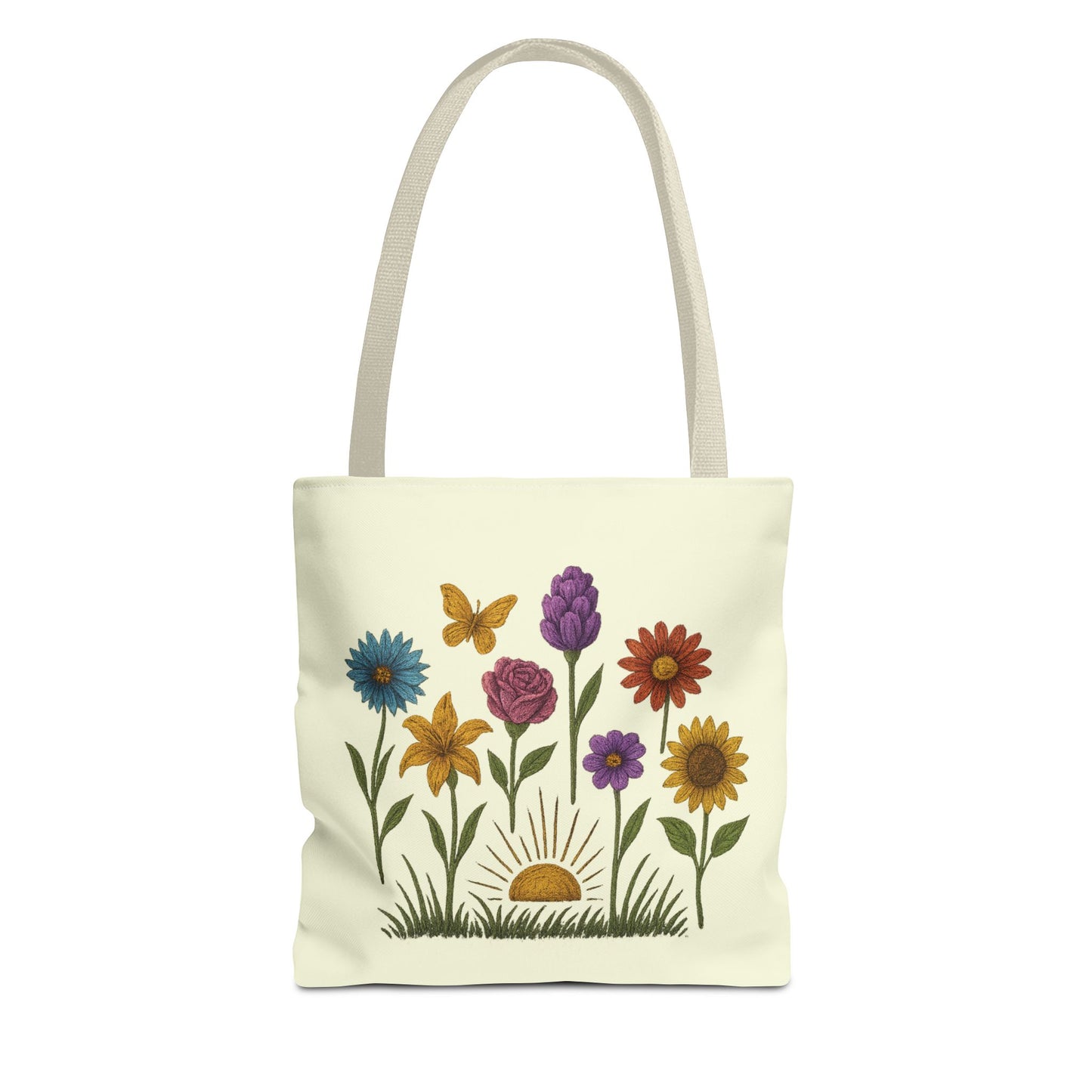 Rise and shine Floral Tote Bag