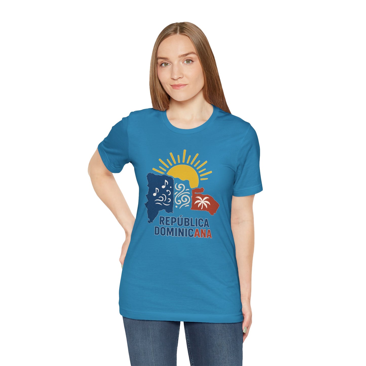 Dominican Sunrise unisex jersey short sleeve T