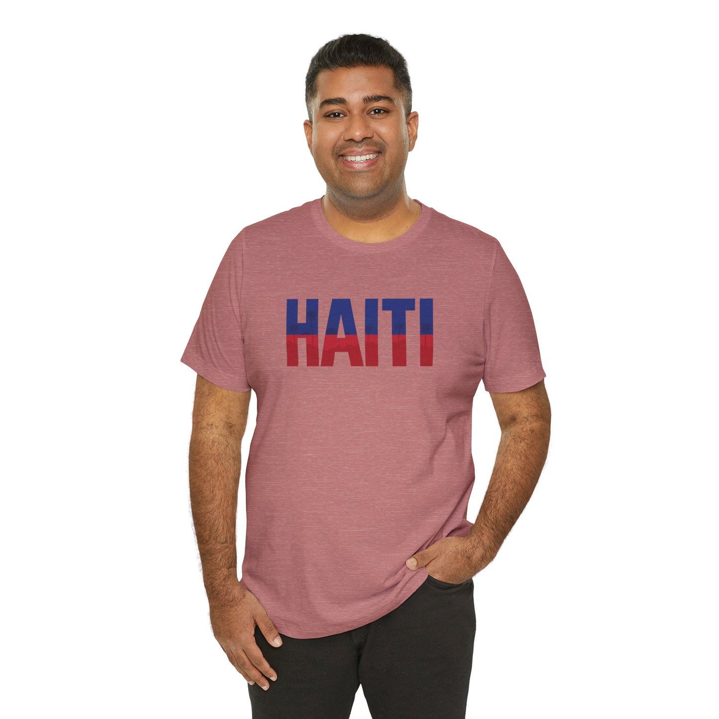 Haitian art unisex jersey short sleeve T
