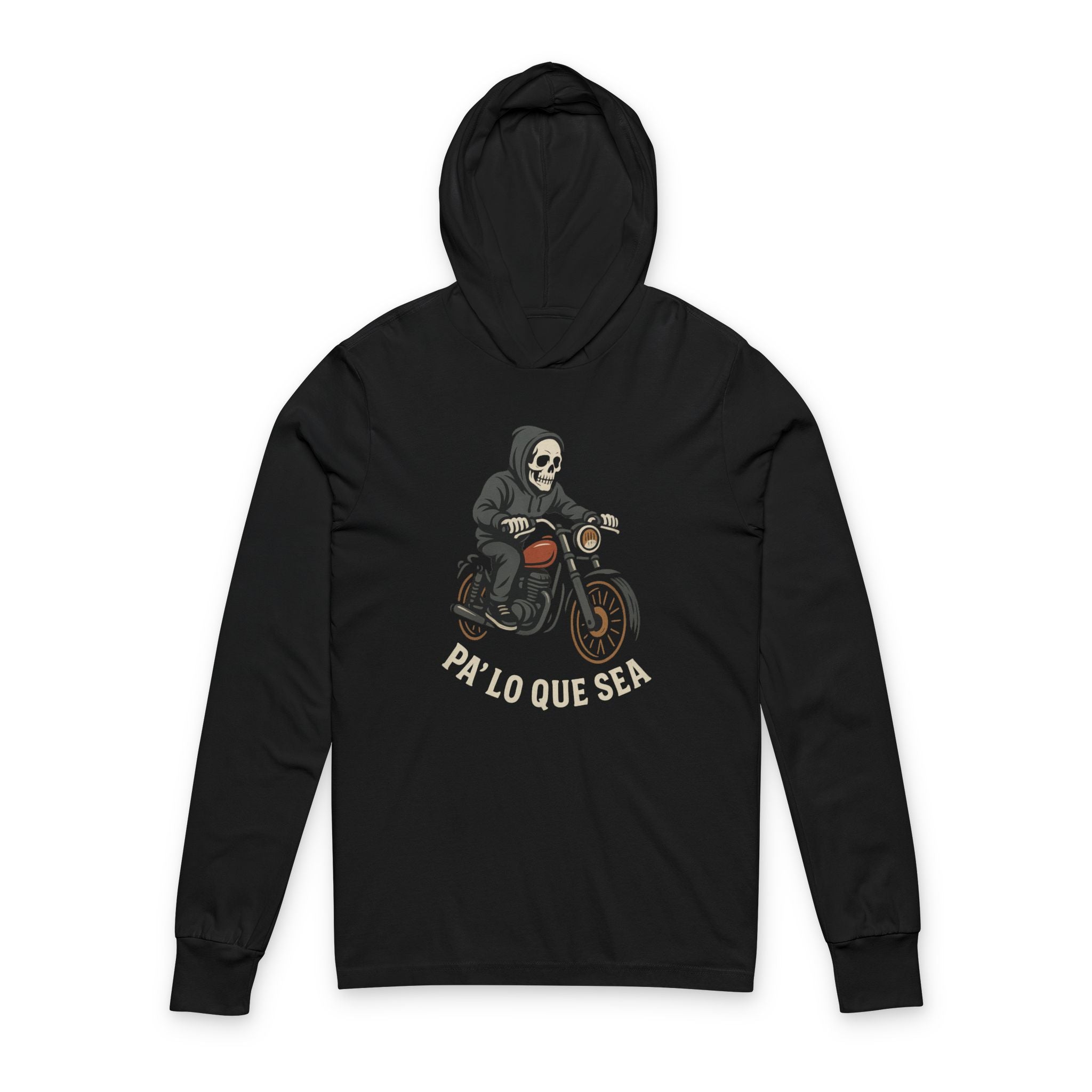 Biker Skull unisex Hooded Tee – Hydranova