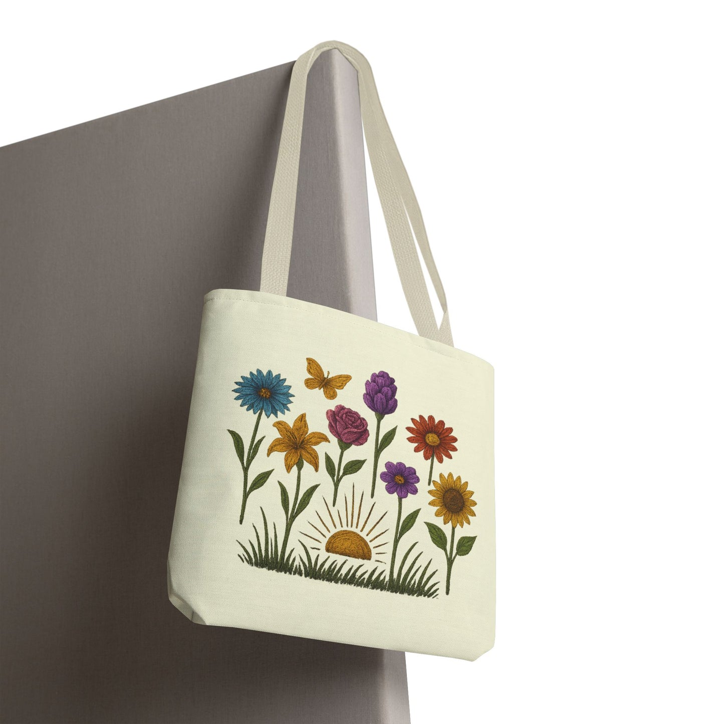 Rise and shine Floral Tote Bag