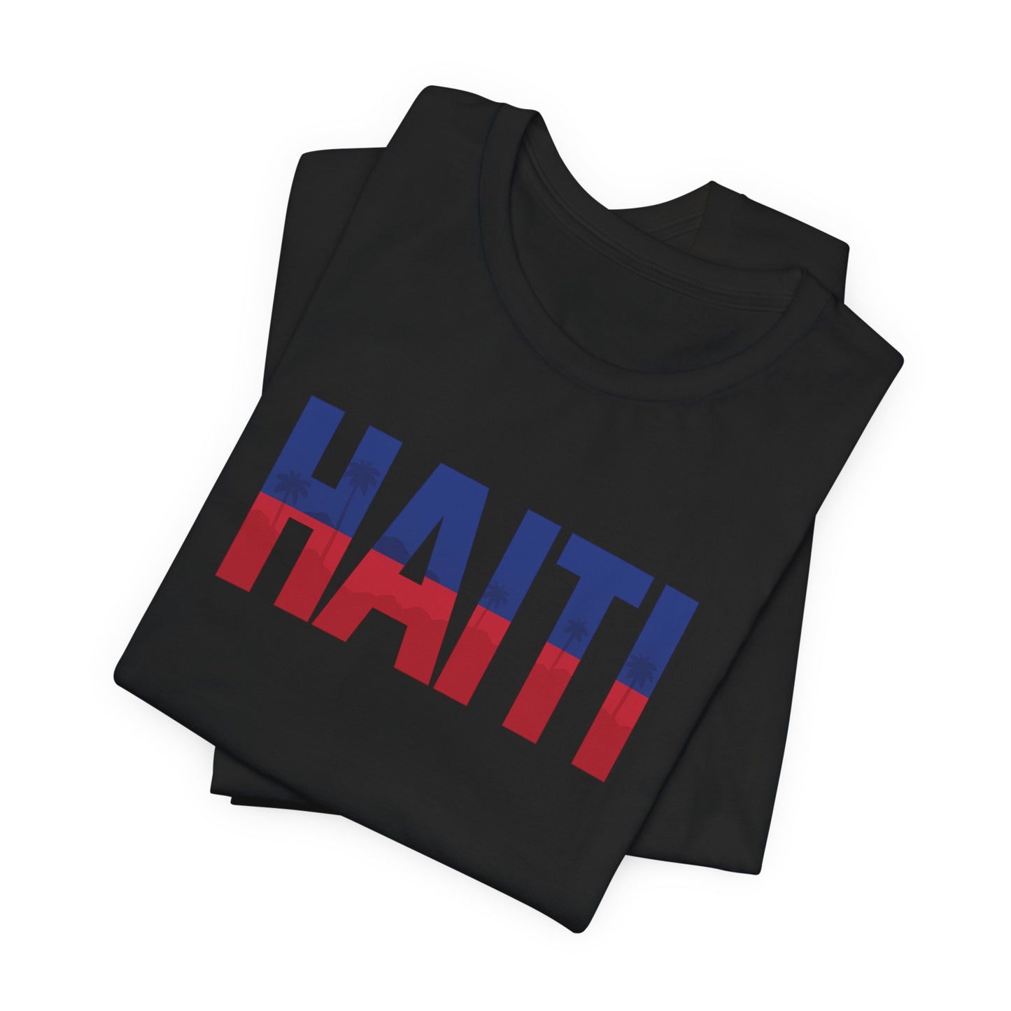 Haitian art unisex jersey short sleeve T