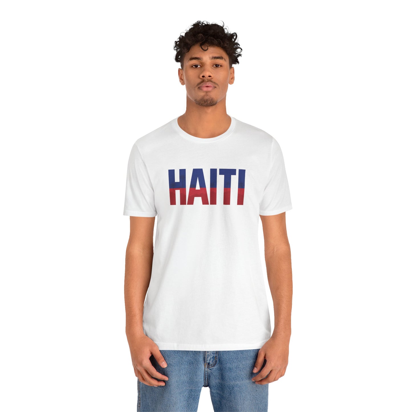 Haitian art unisex jersey short sleeve T