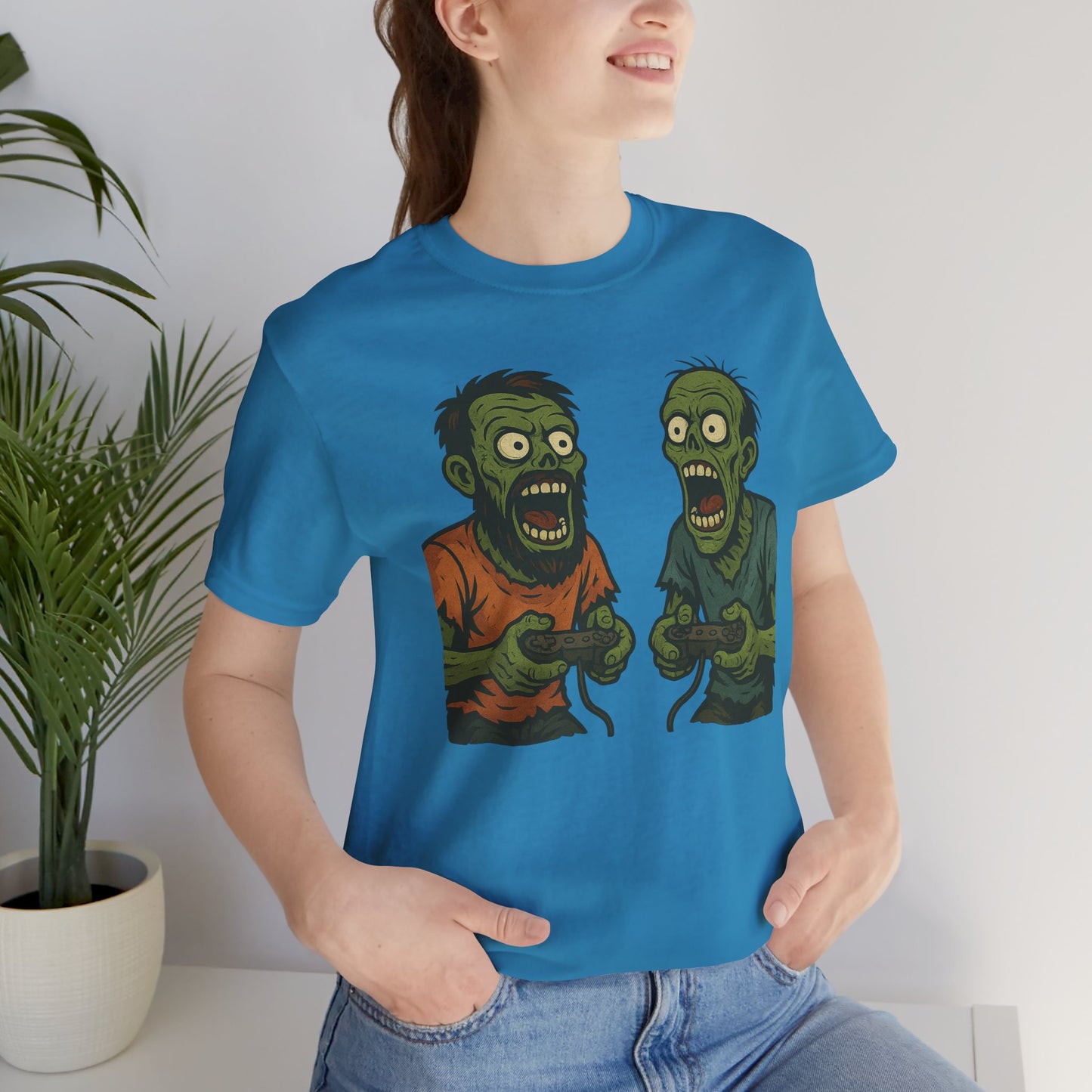 Gaming Zombies Unisex Tee short sleeve