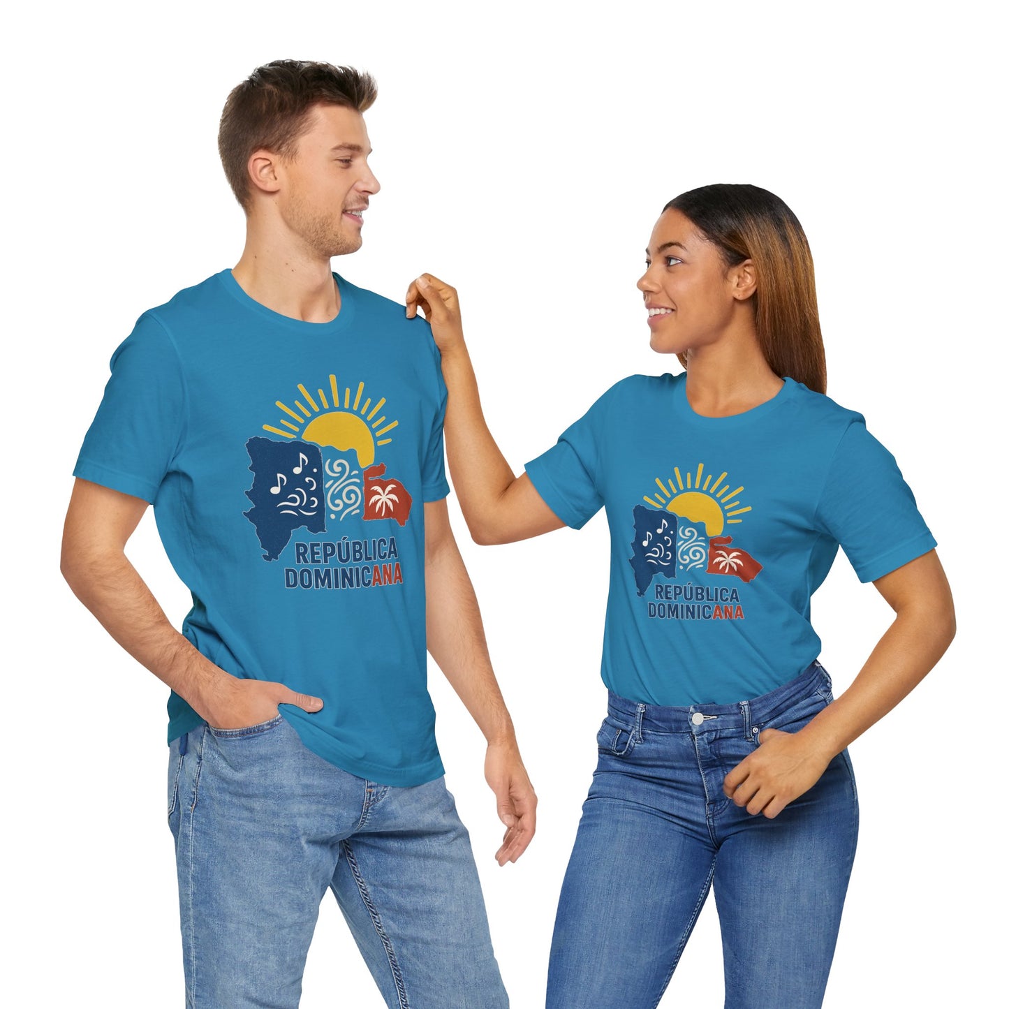 Dominican Sunrise unisex jersey short sleeve T