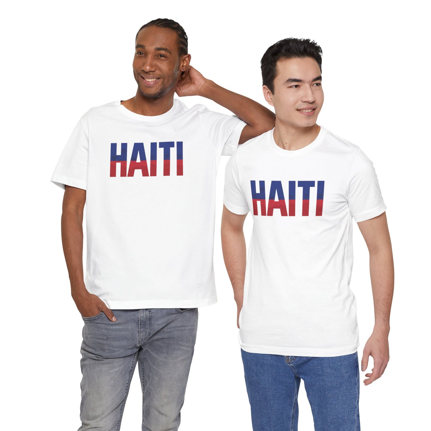 Haitian art unisex jersey short sleeve T
