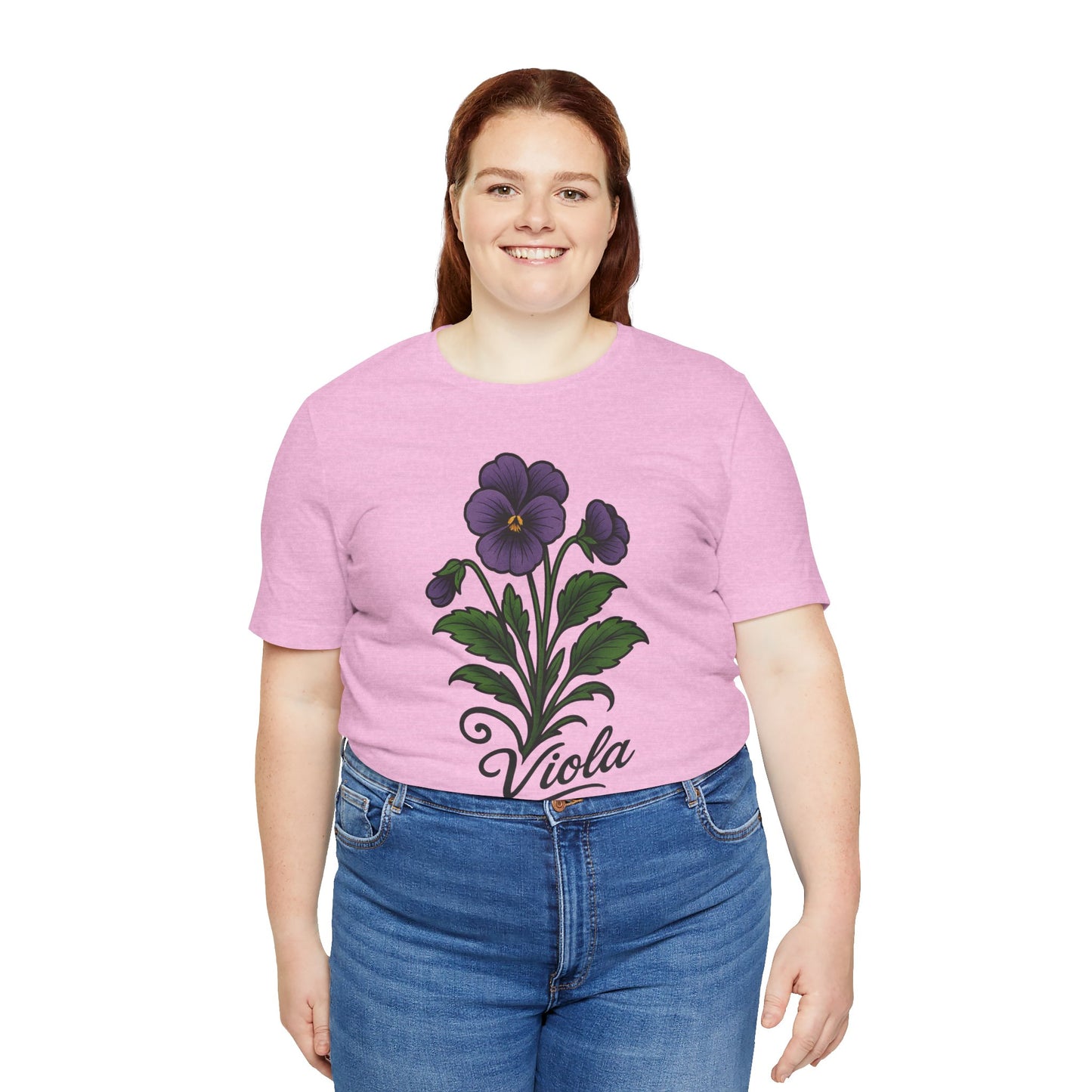 Floral Violet Short Sleeve Tee