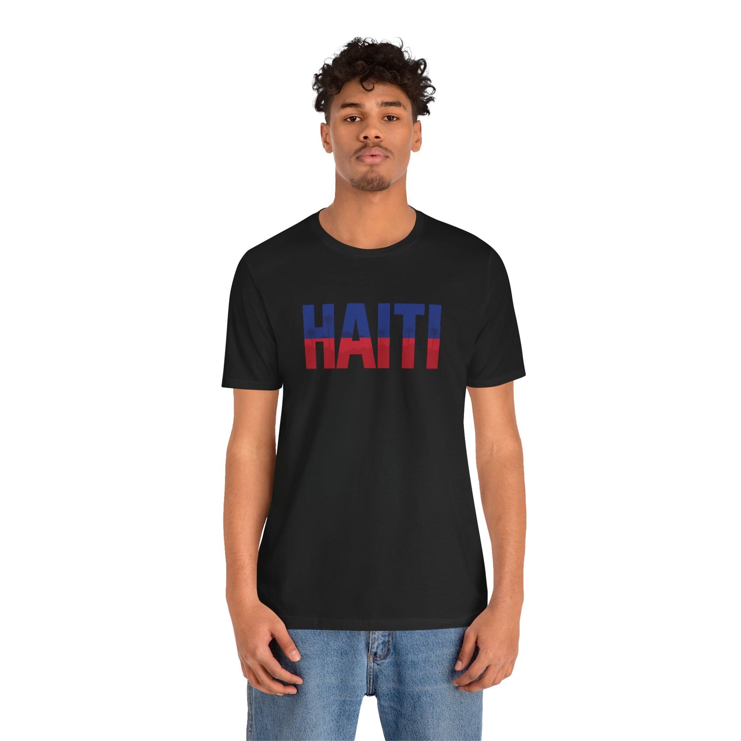 Haitian art unisex jersey short sleeve T
