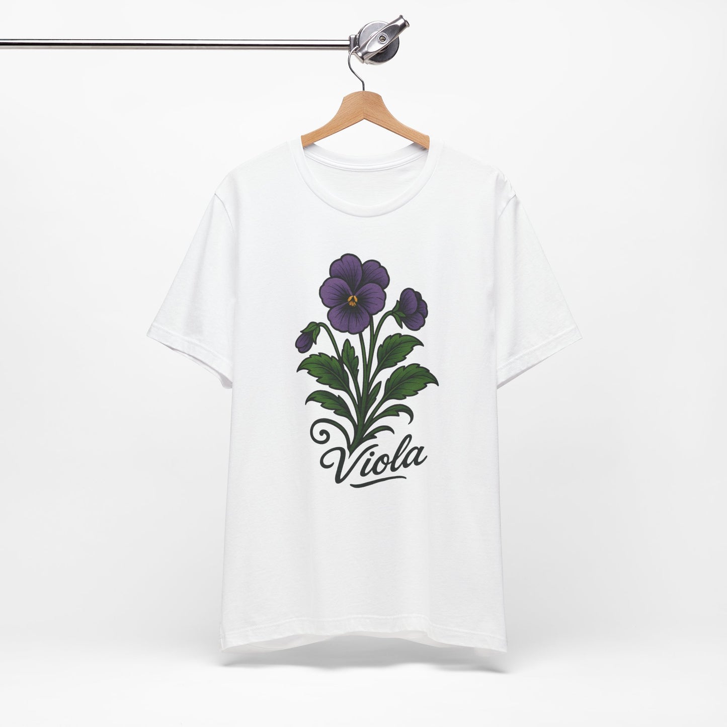 Floral Violet Short Sleeve Tee
