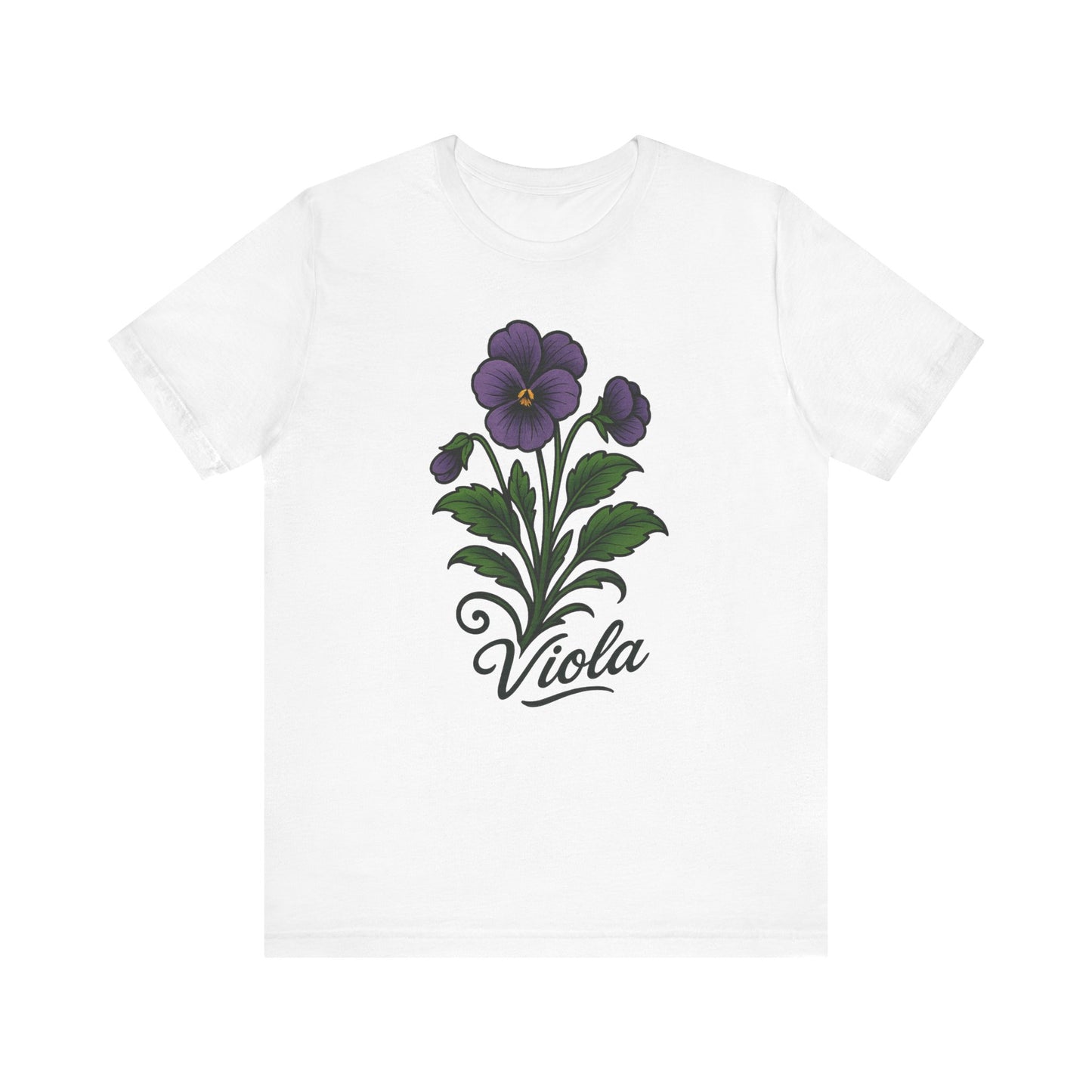 Floral Violet Short Sleeve Tee