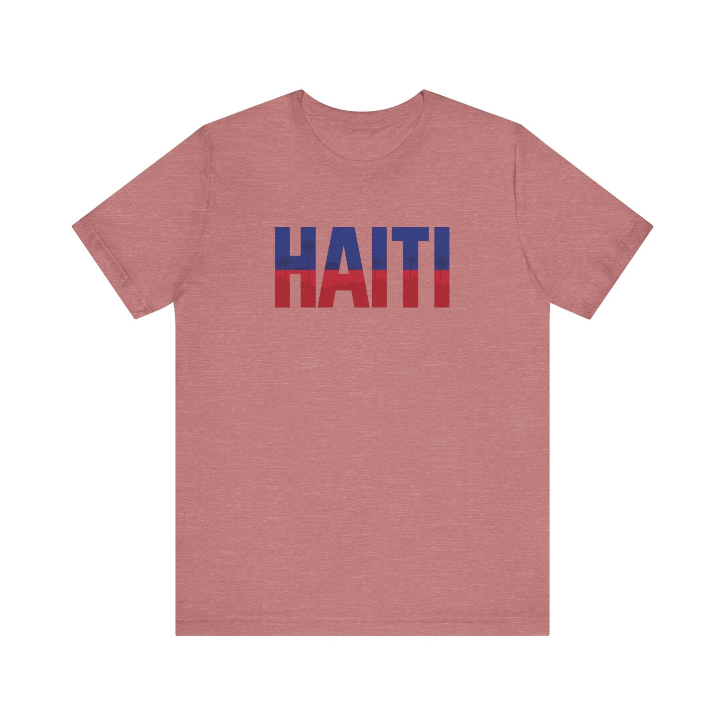 Haitian art unisex jersey short sleeve T