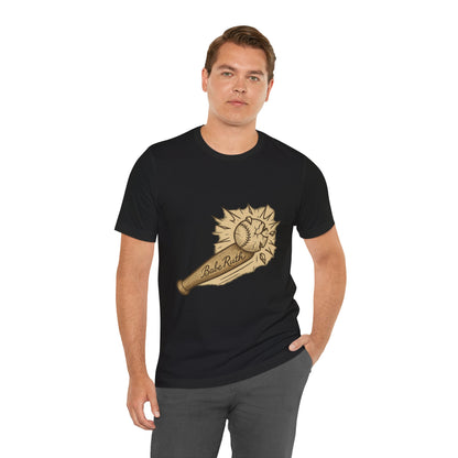 Vintage Baseball Babe Ruth Tee, Unisex Graphic Shirt, Sporty Casual Wear