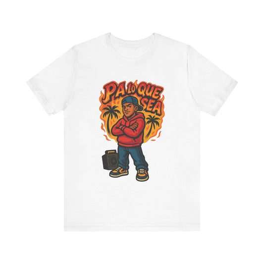 'Pa' Lo Que Sea' unisex jersey short sleeve T