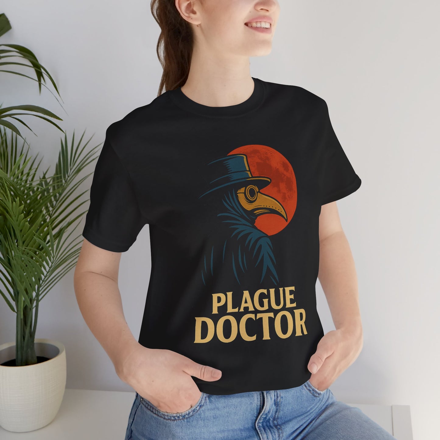 Plague Doctor unisex jersey short sleeve T