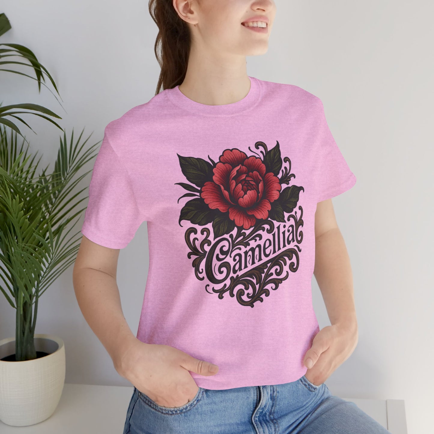 Camelia floral short sleeve t