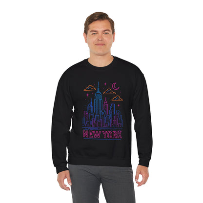 New York Skyline Crewneck Sweatshirt