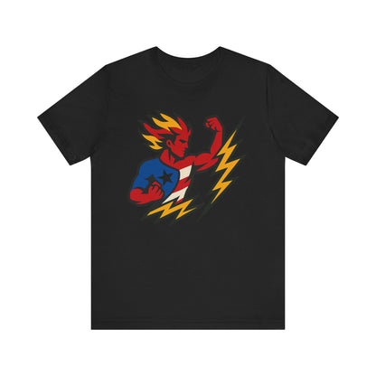 Puerto Rico Superhero Unisex Jersey Tee