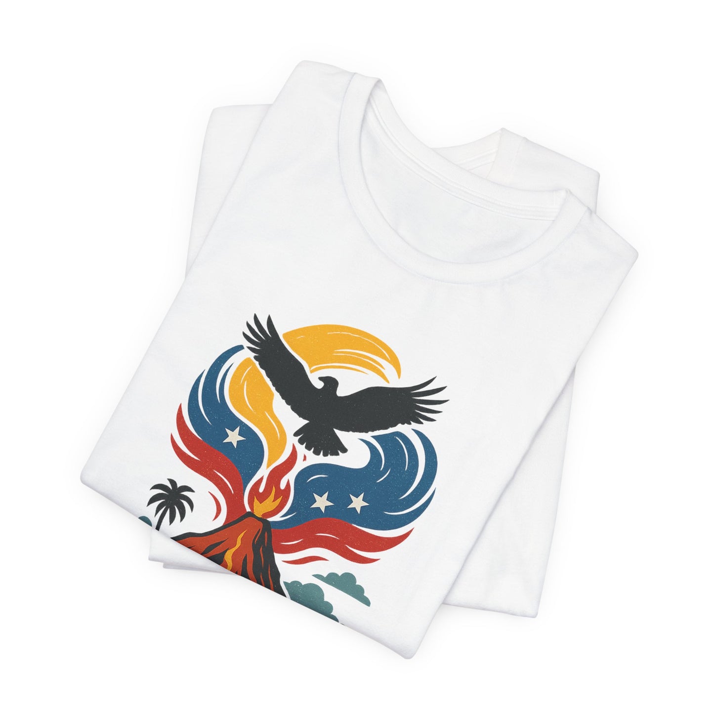 Llama y Tormenta unisex jersey short sleeve T