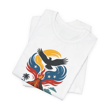 Llama y Tormenta unisex jersey short sleeve T