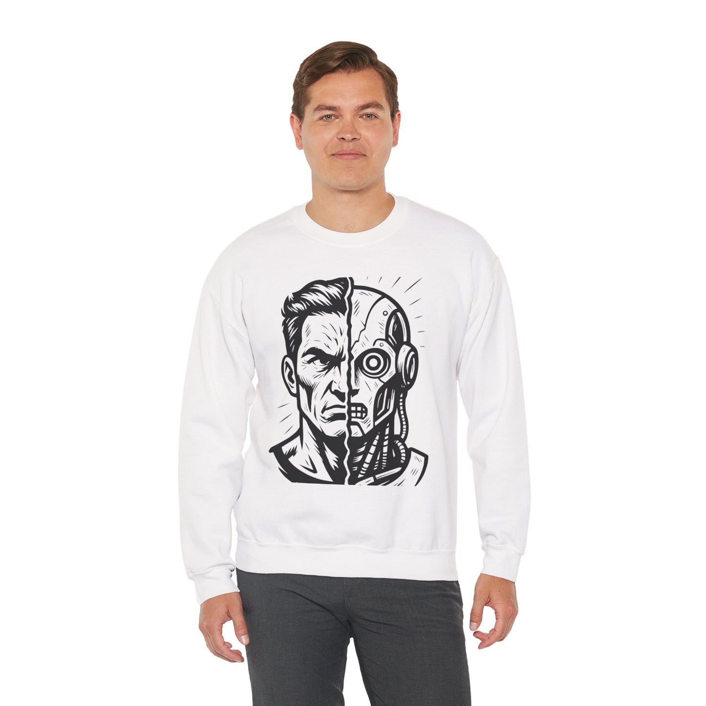 Humanoid Unisex Heavy Blend Crewneck Sweatshirt