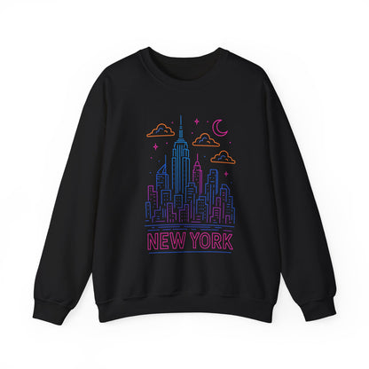 New York Skyline Crewneck Sweatshirt