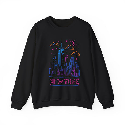 New York Skyline Crewneck Sweatshirt