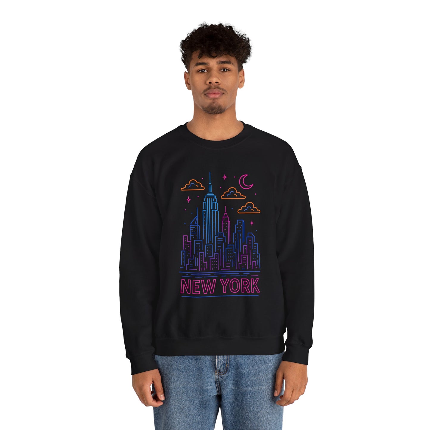 New York Skyline Crewneck Sweatshirt
