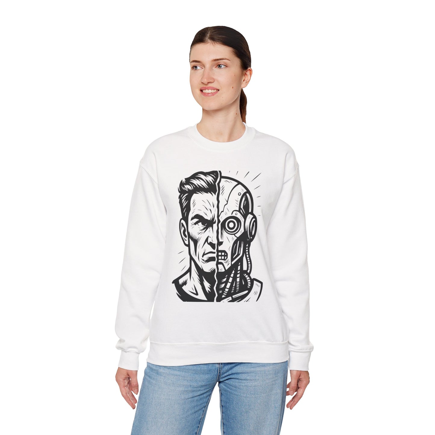 Humanoid Unisex Heavy Blend Crewneck Sweatshirt