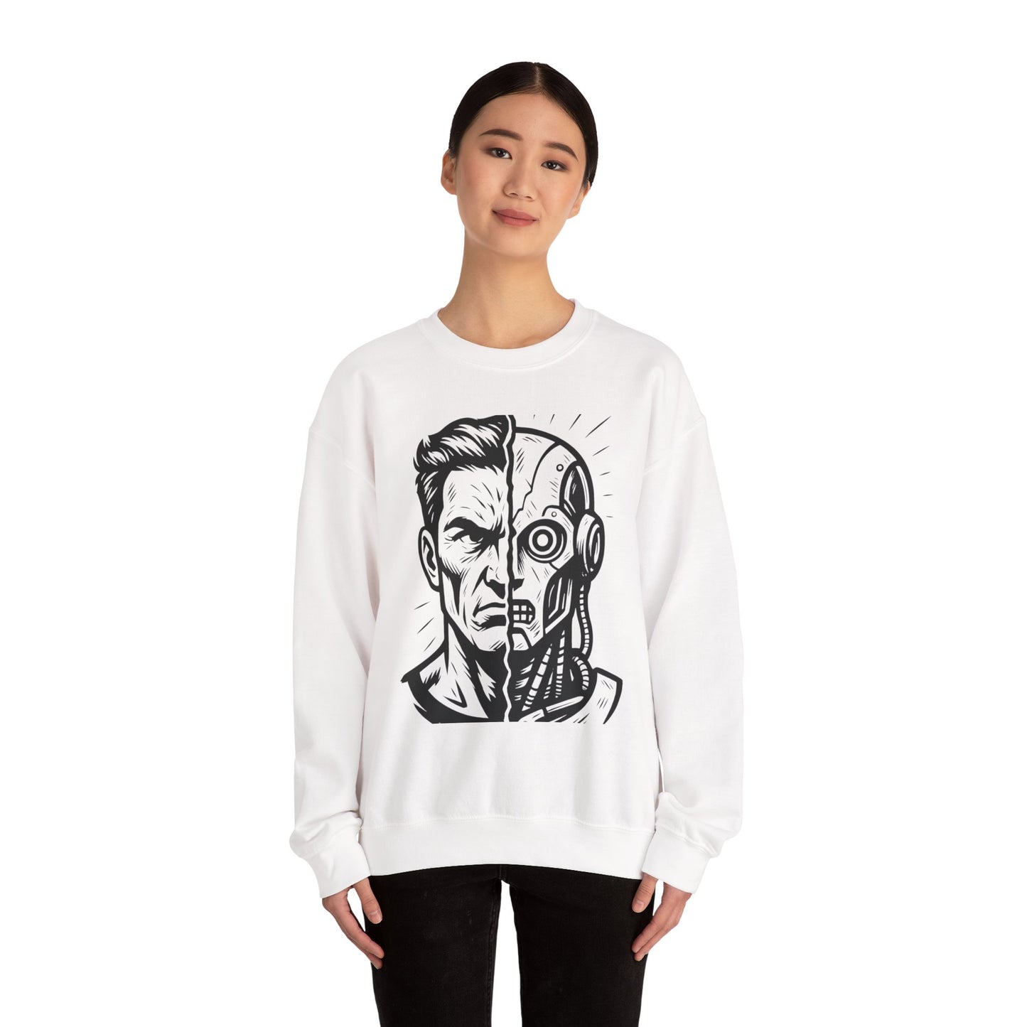 Humanoid Unisex Heavy Blend Crewneck Sweatshirt