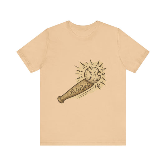 Vintage Baseball Babe Ruth Tee, Unisex Graphic Shirt, Sporty Casual Wear