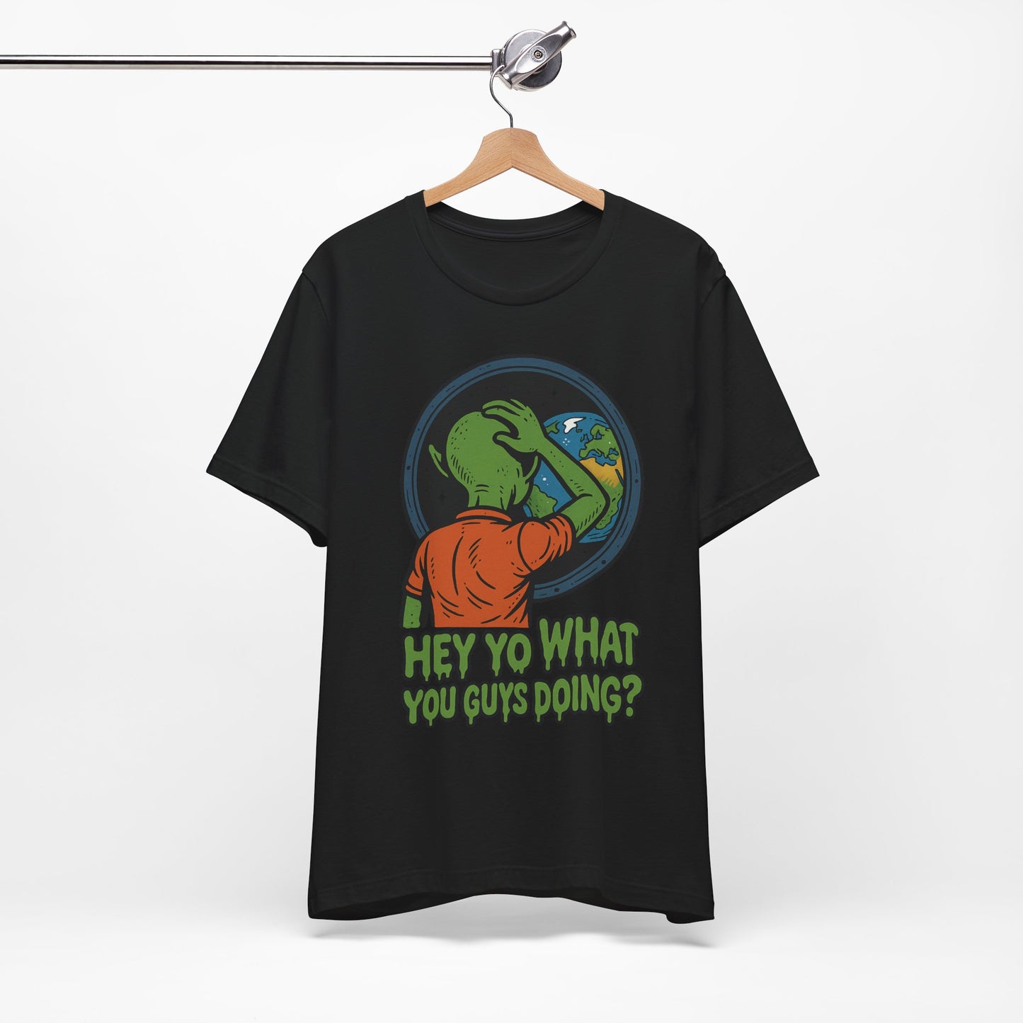 Quirky Alien Tee - Perfect for Sci-Fi Lovers, Casual Outings, Gifts, Unique Style, Pop Culture Fashion