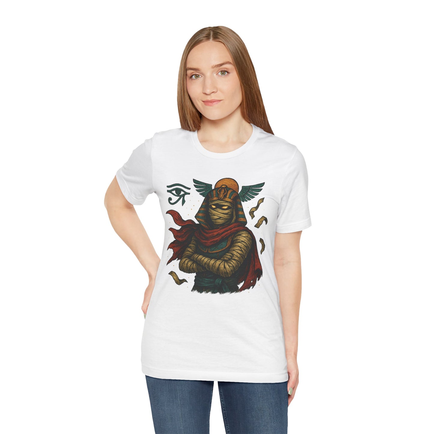 Mystical Egyptian graphic jersey short sleeve T