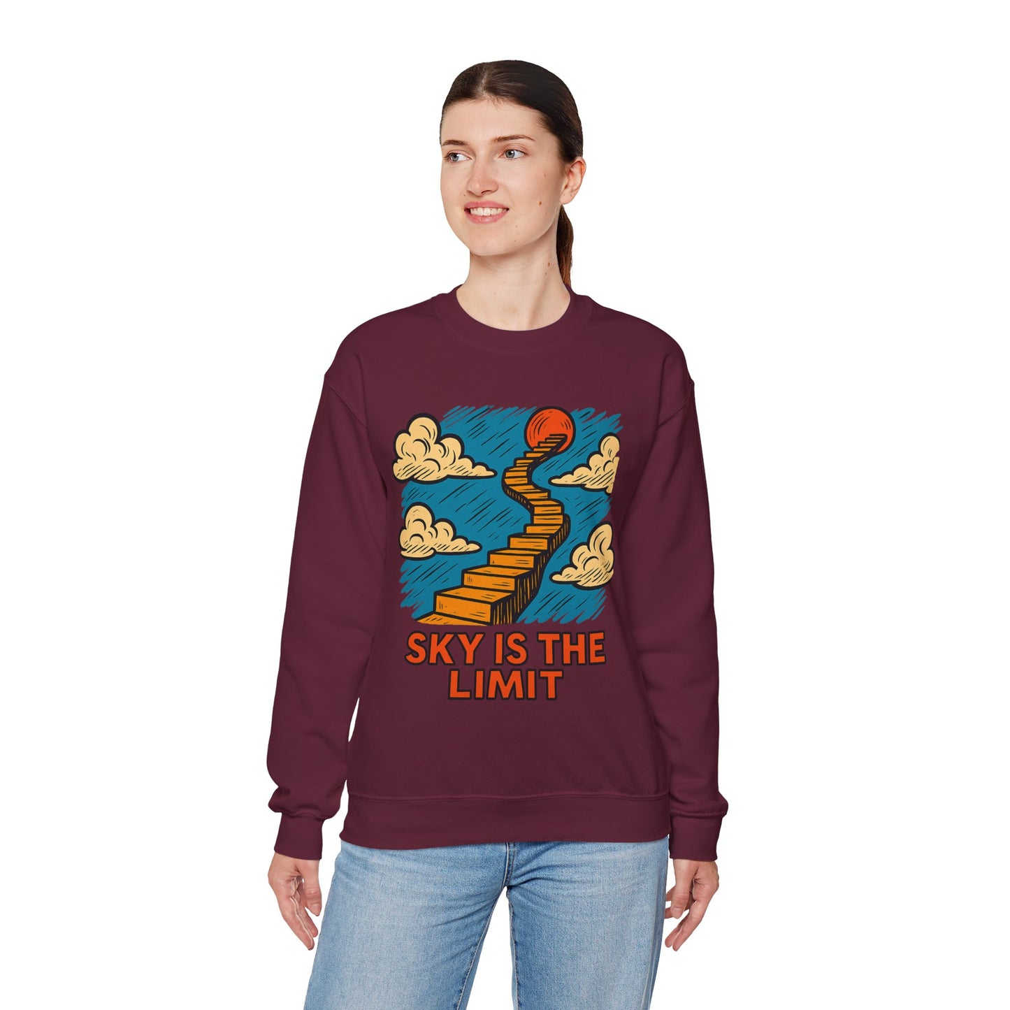 Sky is the Limit, Unisex graphic sweatshirt