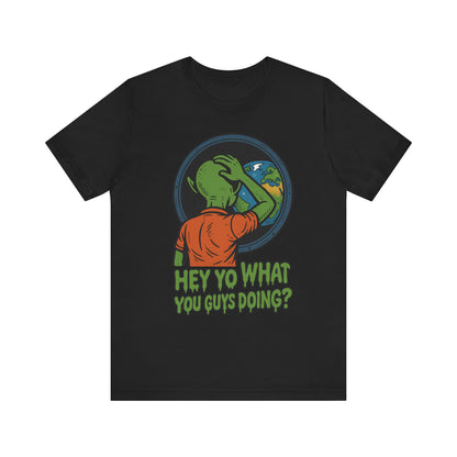 Quirky Alien Tee - Perfect for Sci-Fi Lovers, Casual Outings, Gifts, Unique Style, Pop Culture Fashion