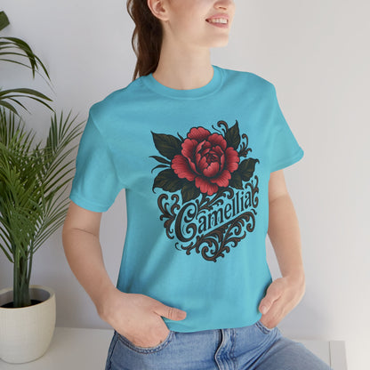 Camelia floral short sleeve t