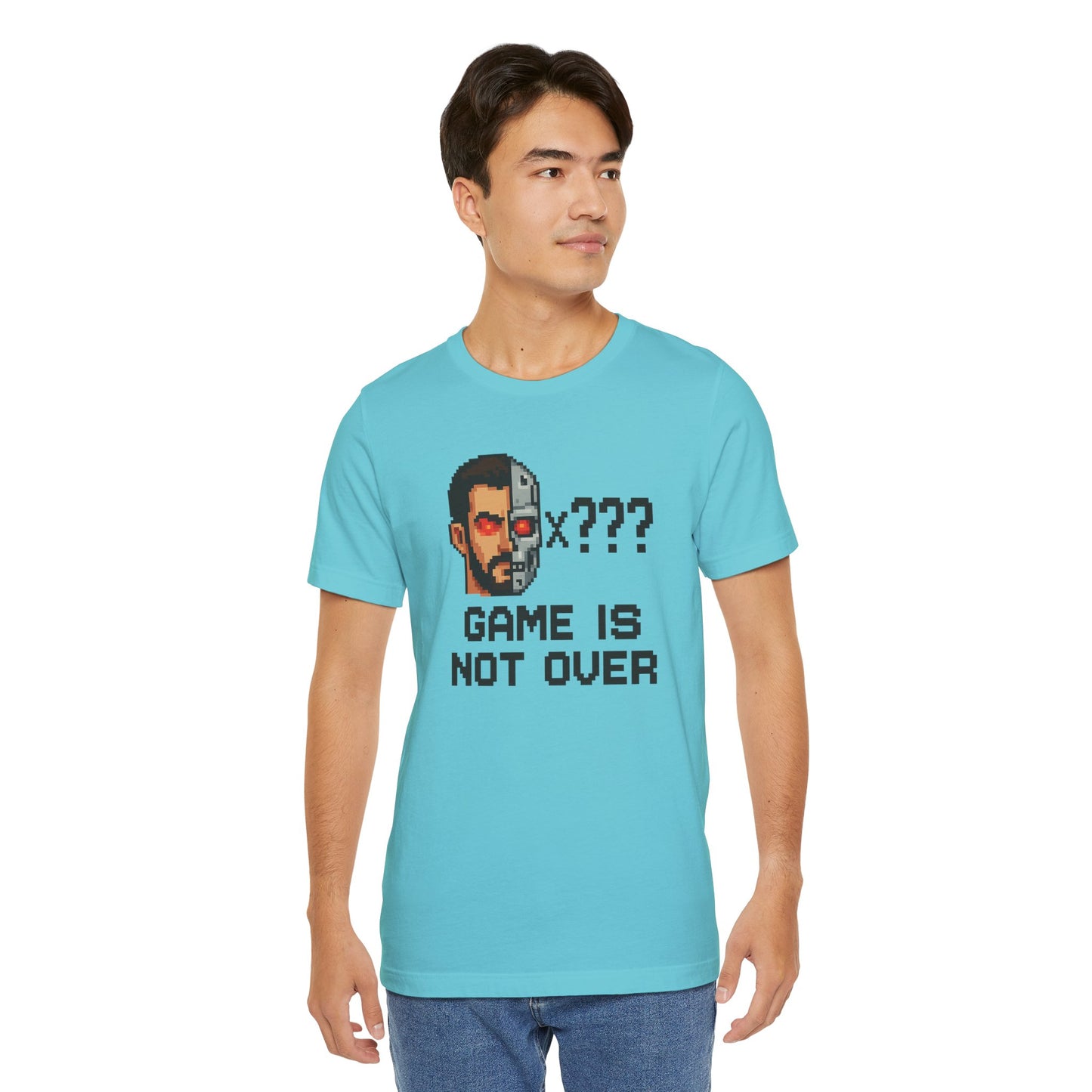 Game Is Not Over unisex jersey short sleeve T