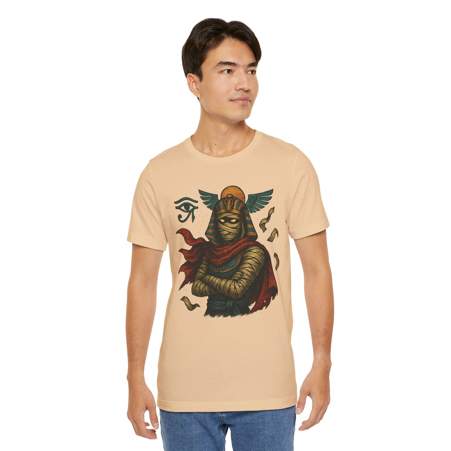 Mystical Egyptian graphic jersey short sleeve T