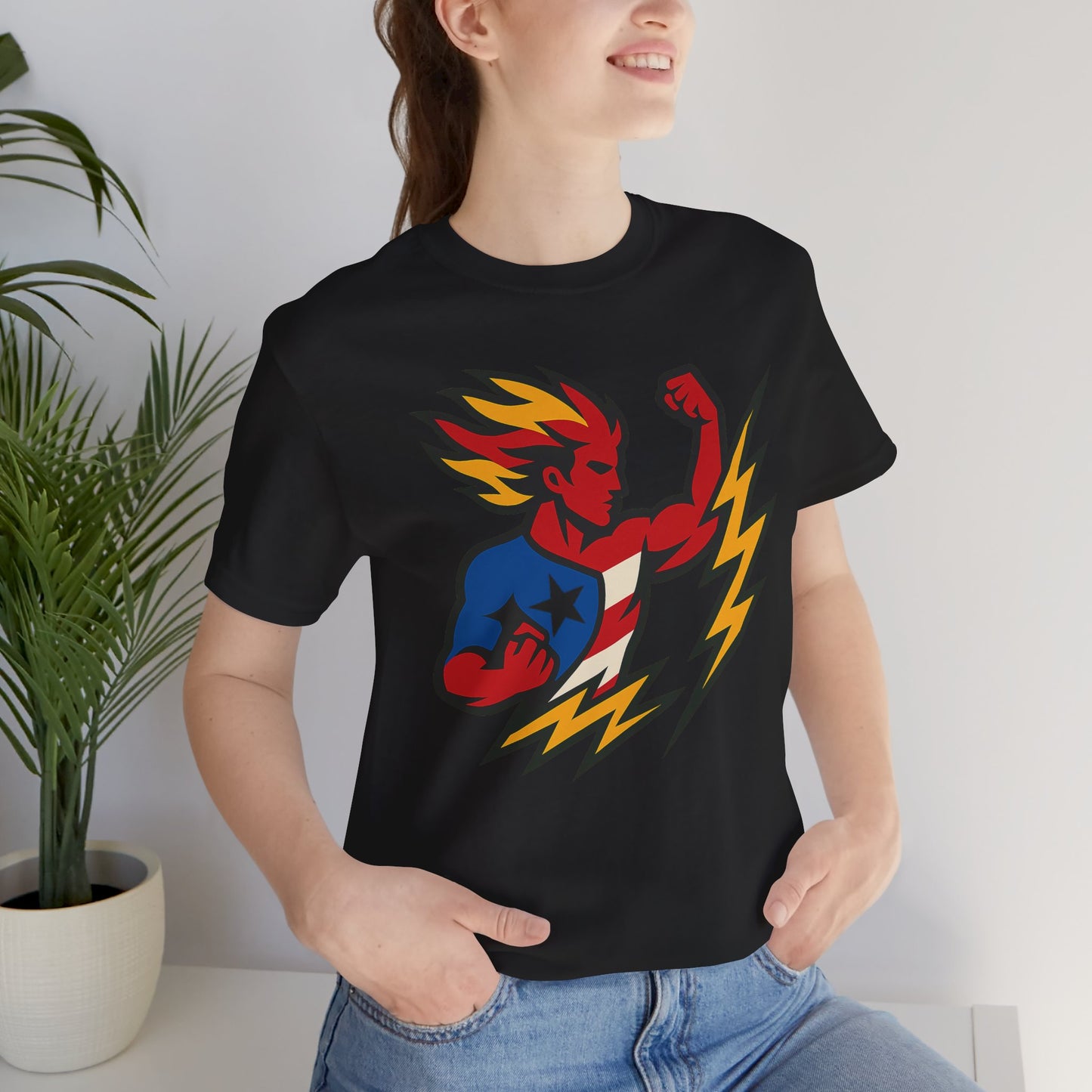 Puerto Rico Superhero Unisex Jersey Tee