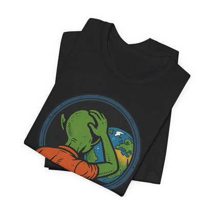 Quirky Alien Tee - Perfect for Sci-Fi Lovers, Casual Outings, Gifts, Unique Style, Pop Culture Fashion