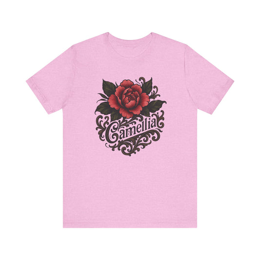 Camelia floral short sleeve t