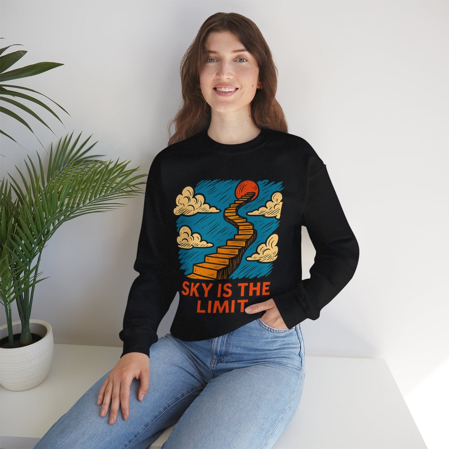 Sky is the Limit, Unisex graphic sweatshirt
