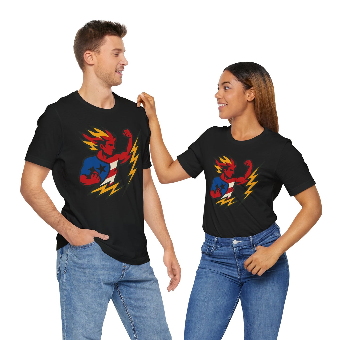 Puerto Rico Superhero Unisex Jersey Tee