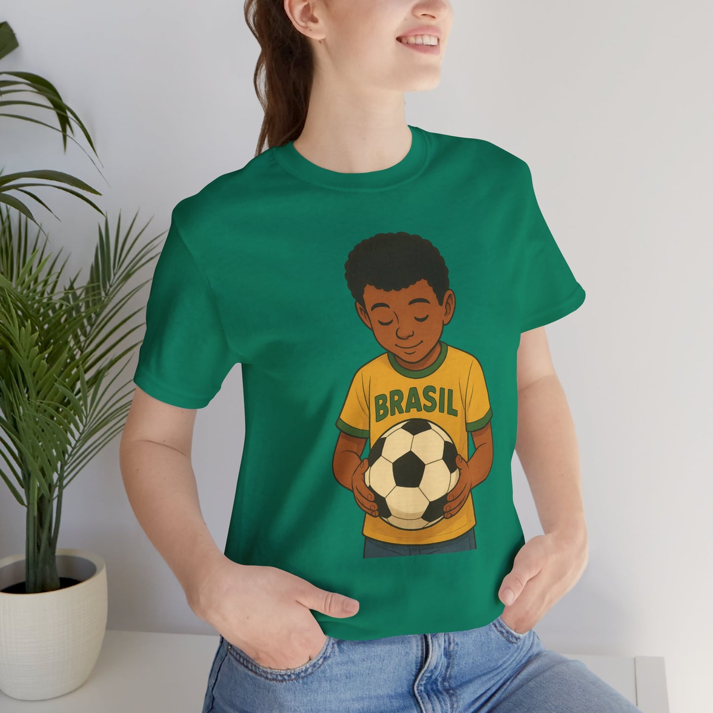 Brasil unisex jersey short sleeve T