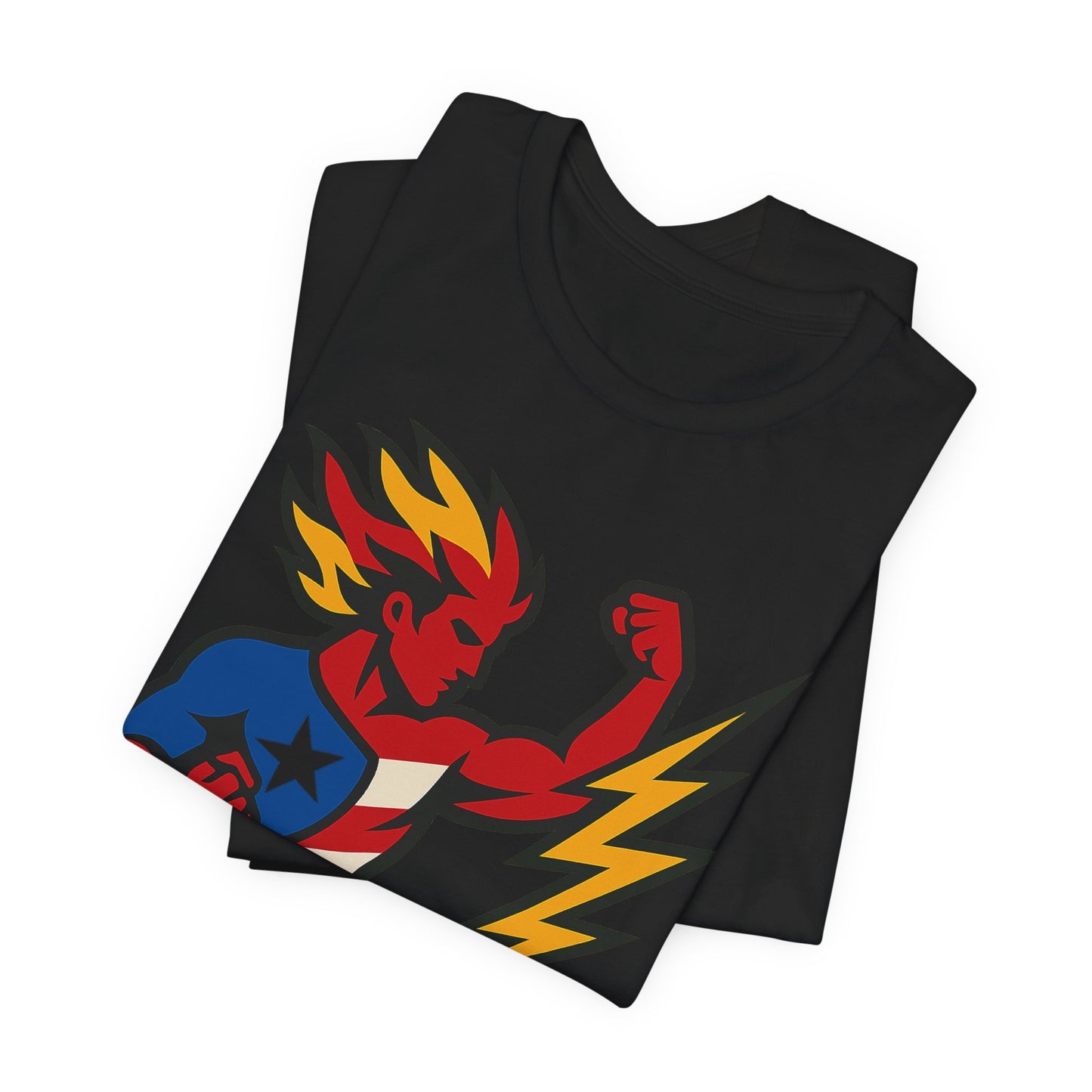 Puerto Rico Superhero Unisex Jersey Tee