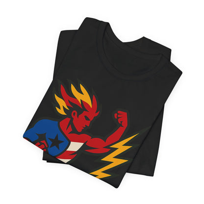 Puerto Rico Superhero Unisex Jersey Tee